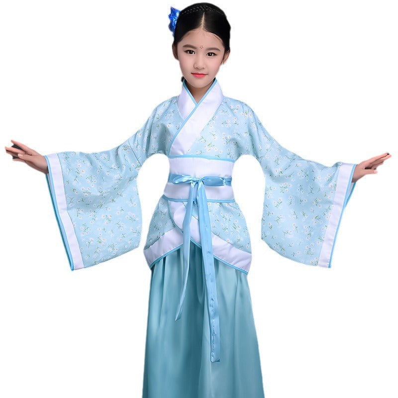 Children's Han Chinese Costume Tang Suit | Magic Stories