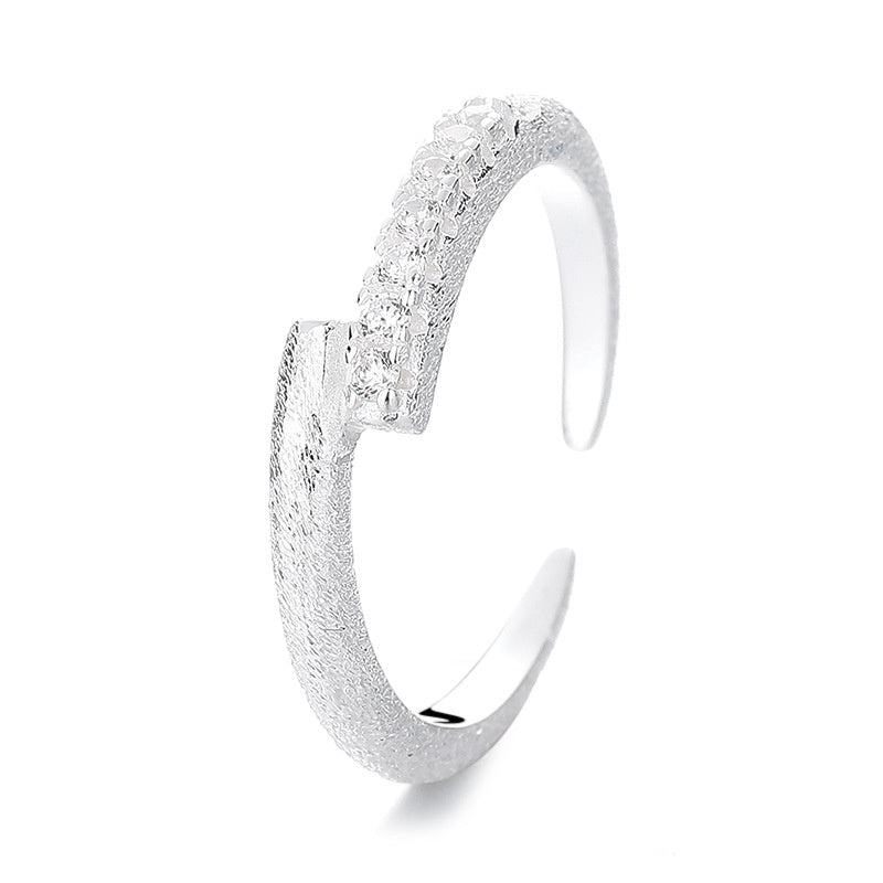 S925 Sterling Silver Cross Star Rail Brushed | Magic Stories