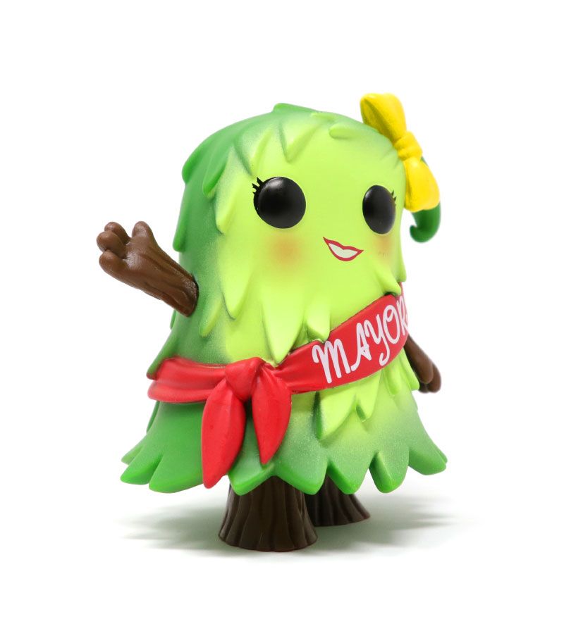 Funko Pop Town Holiday Patty Noble — in use