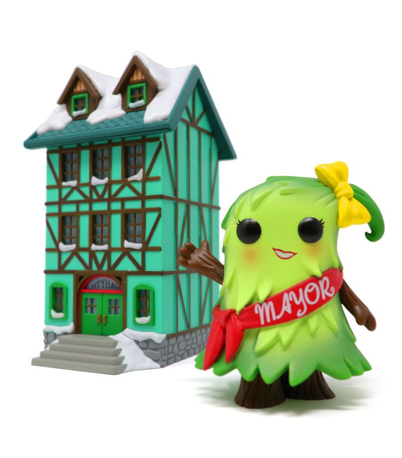 Funko Pop Town Holiday Patty Noble — back view