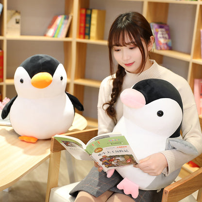Penguin plush toy — detail