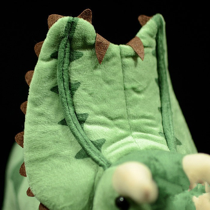 Simulation dinosaur doll plush toy — back view