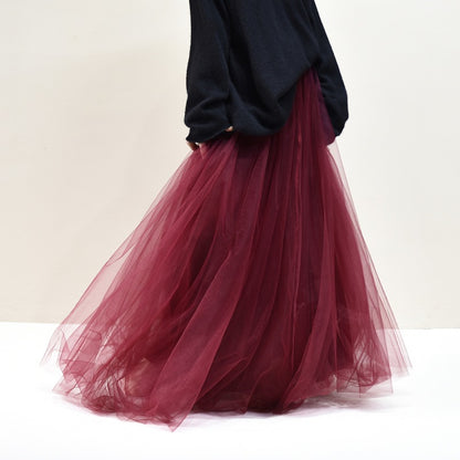 Pleated Skirt Mesh Skirt Women's Fairy Gauze | Magic Stories