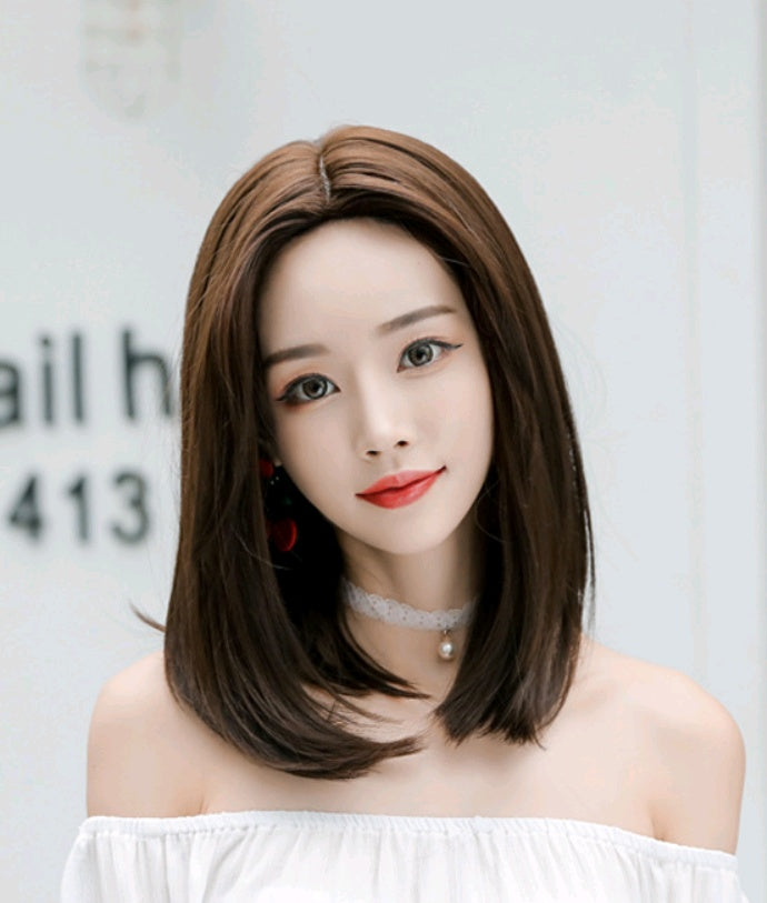 Long Straight Hair Wig — scale reference