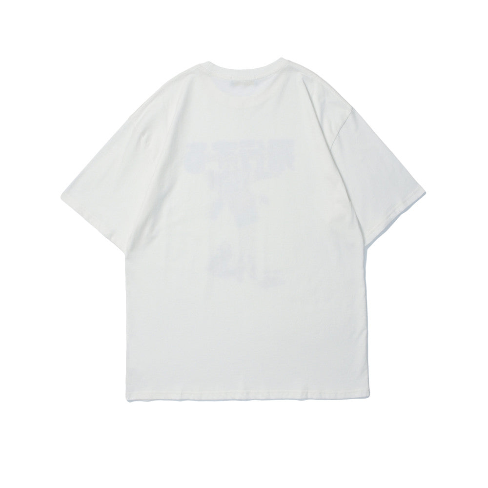 Men's Anime Print Short-sleeved T-shirt — detail