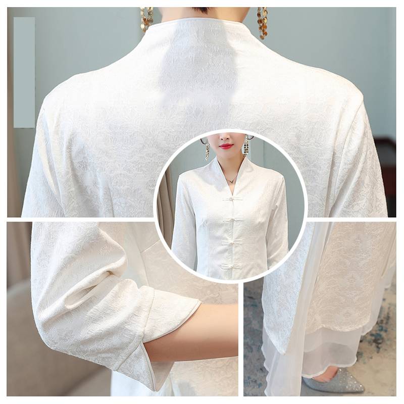 Cheongsam dress — side view
