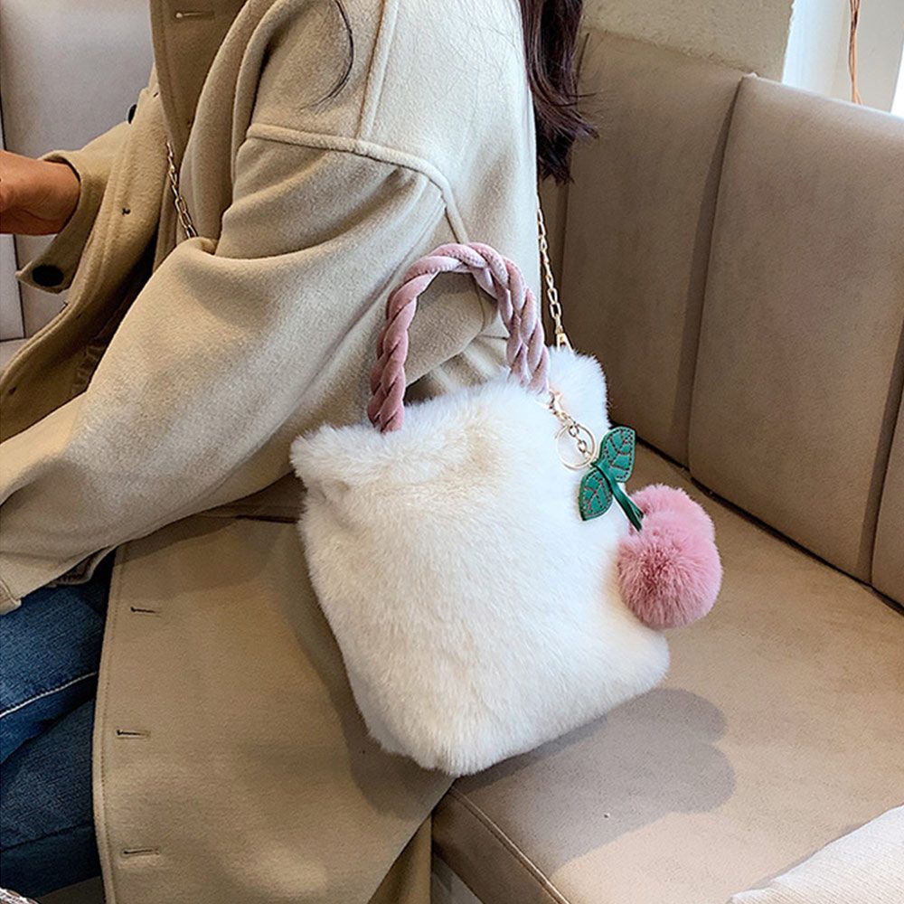 Plush Fashion Girl Cherry Handbag | Magic Stories