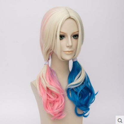 Ladies Fashion Wig Cosplay Long Colorful Head Cover — detail