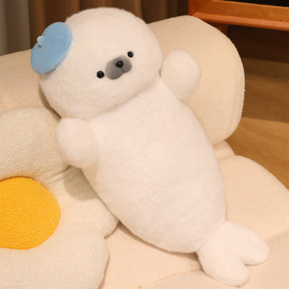 Cute Lying-seal Plush Toy Soft Sea Otter | Magic Stories