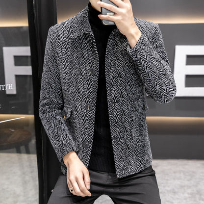 FallWinter Jacket Cotton Jacket 1014 — back view