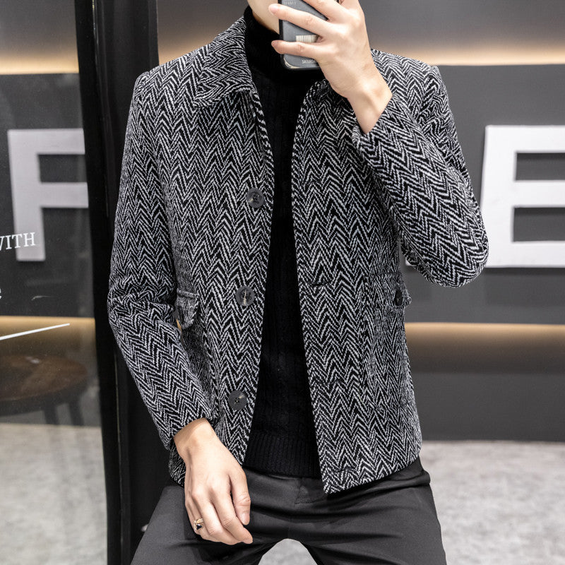 FallWinter Jacket Cotton Jacket 1014 — back view