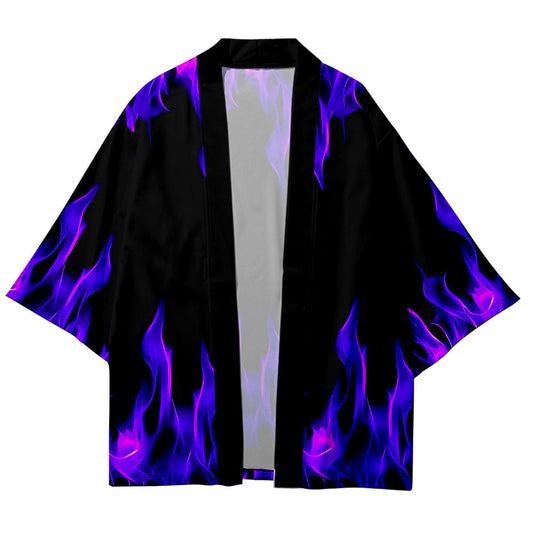 Summer Haori Kimono 3D Color Block Landscape | Magic Stories