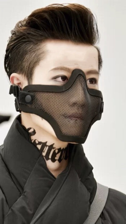 Skull Punk Rivets Performance Mask Halloween | Magic Stories