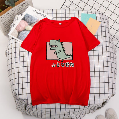 Cartoon anime little dinosaur t-shirt — packaging