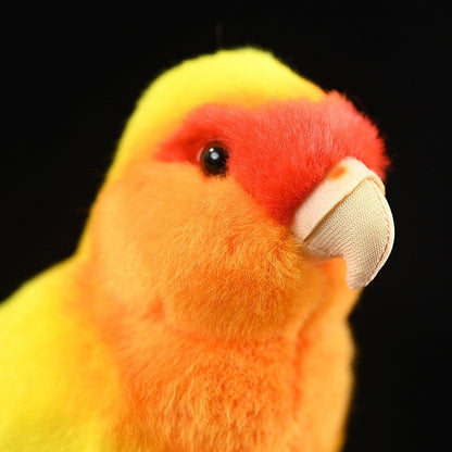 Yellow Peach Peony Parrot Doll Simulation | Magic Stories