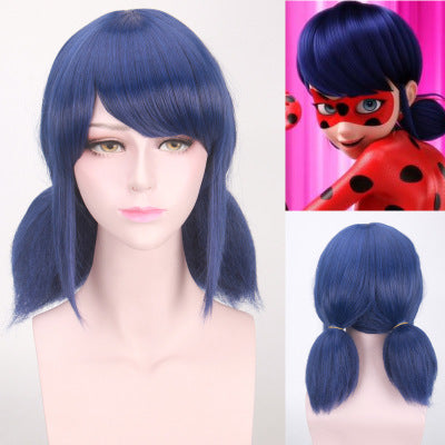Cosplay wig — back view