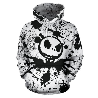 The Nightmare Before Christmas Cosplay Anime 3D Sweater — detail