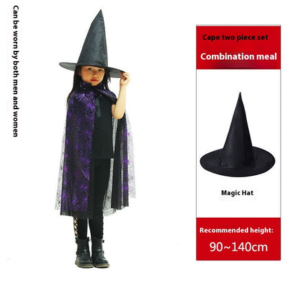 Halloween costume woman magic witch party dress — back view