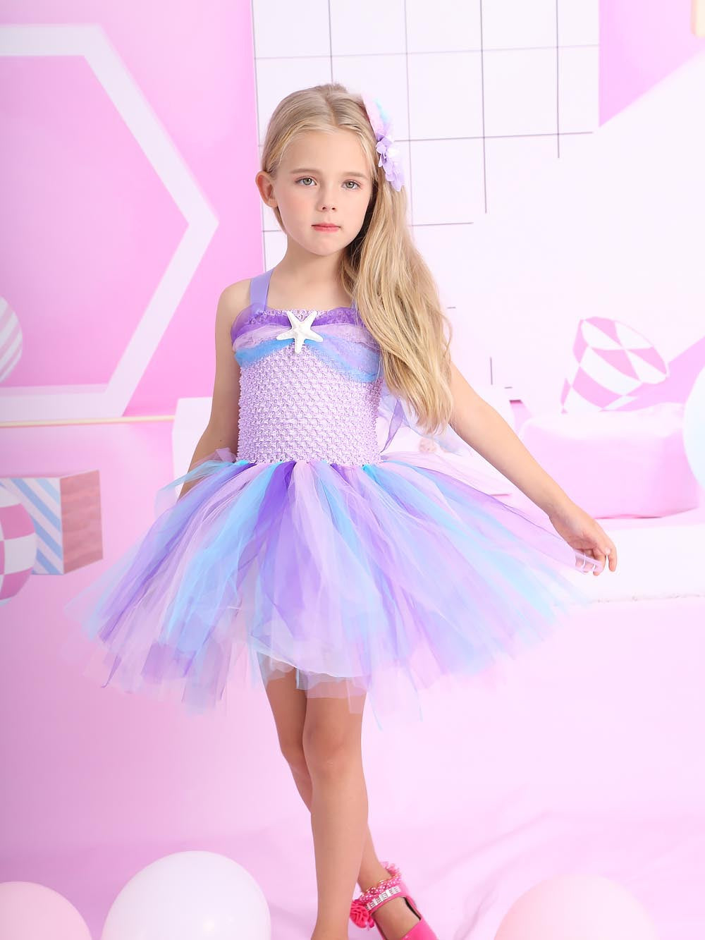 Mermaid Princess Dress Dance Costume — in use