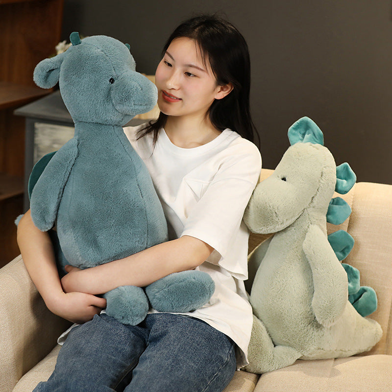 Green Dinosaur Teddy Soft Stuffed Plush Toy | Magic Stories
