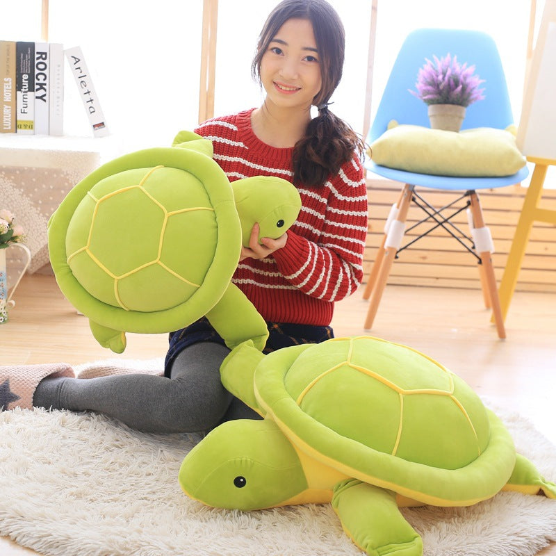 Tortoise plush toy — detail