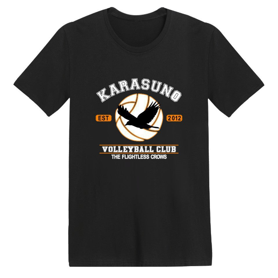 Harajuku T-Shirt Men Anime T Shirt Haikyuu t shirt Anime Tops Tees — side view
