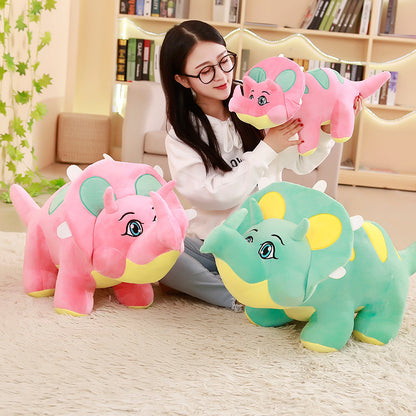 Cute cartoon triceratops plush toy | Magic Stories