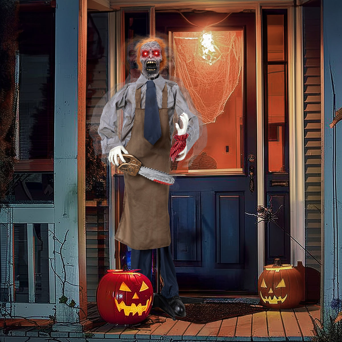 5.7ft Chainsaw Man Halloween Standing | Magic Stories
