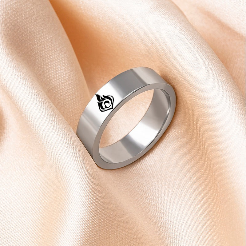 Genshin Impact Stainless Steel Ring Eye | Magic Stories