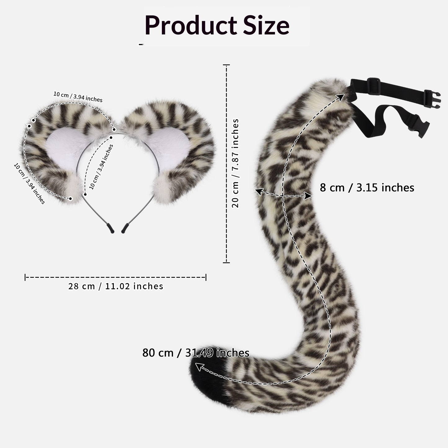 Halloween Animal Tail Headpiece Costume Set | Magic Stories