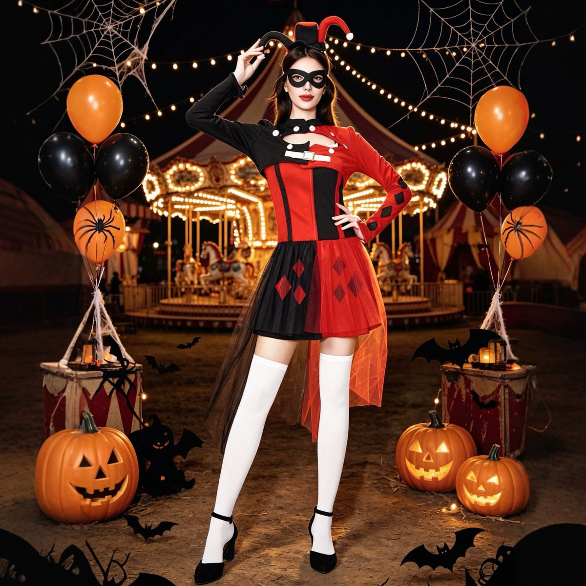 Halloween Circus Clown Stage Costume | Magic Stories