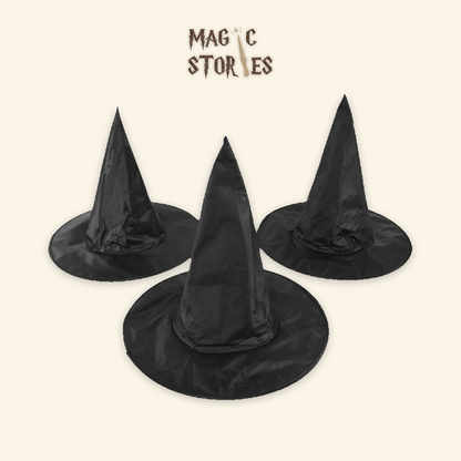 Pointed Wizard Hat Costume Accessory — back view