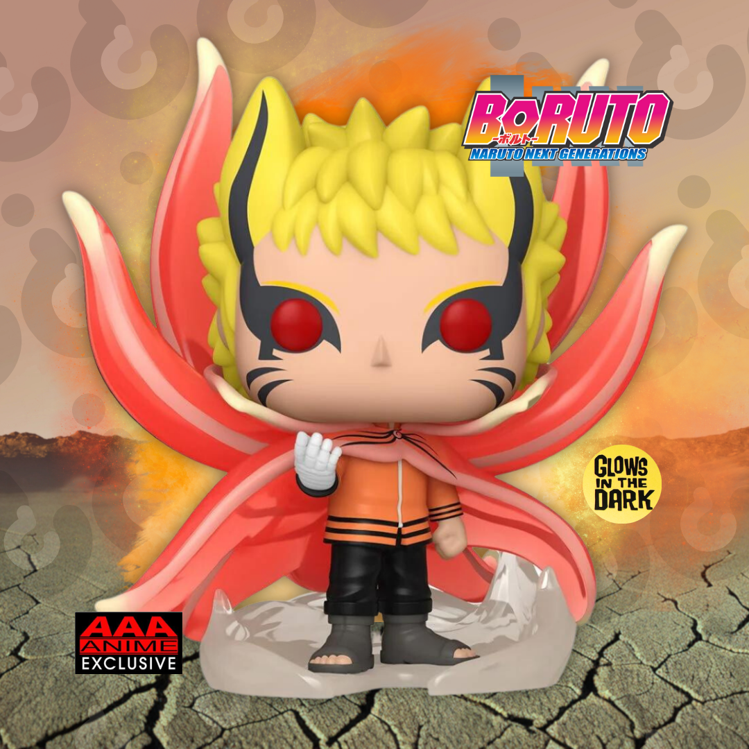 Naruto Baryon Mode Glow-in-the-Dark 6-Inch Funko Pop - AAA Anime Exclusive
