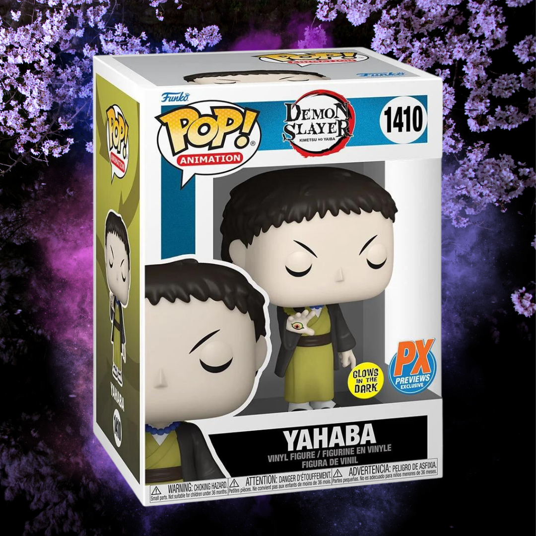 Funko Pop Store Exclusives 4-Pack — Pokemon Aipom Flocked, Muscle Mouse, Soba Mask & Yahaba Glow-in-the-Dark — detail