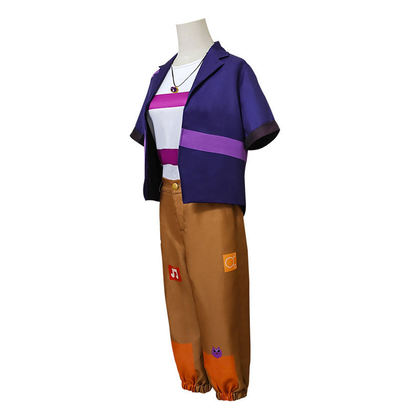 The Owl House Season 3 Luz Noceda Uniform Cosplay Costumes — side view