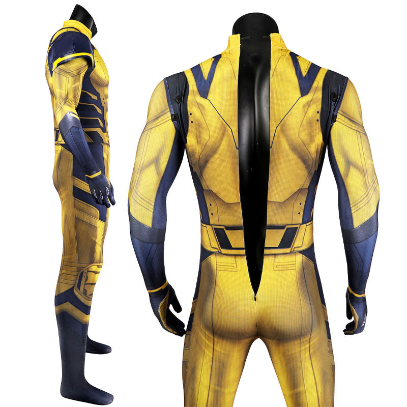 Deadpool 3 Wolverine Jumpsuit Cosplay Costumes — side view