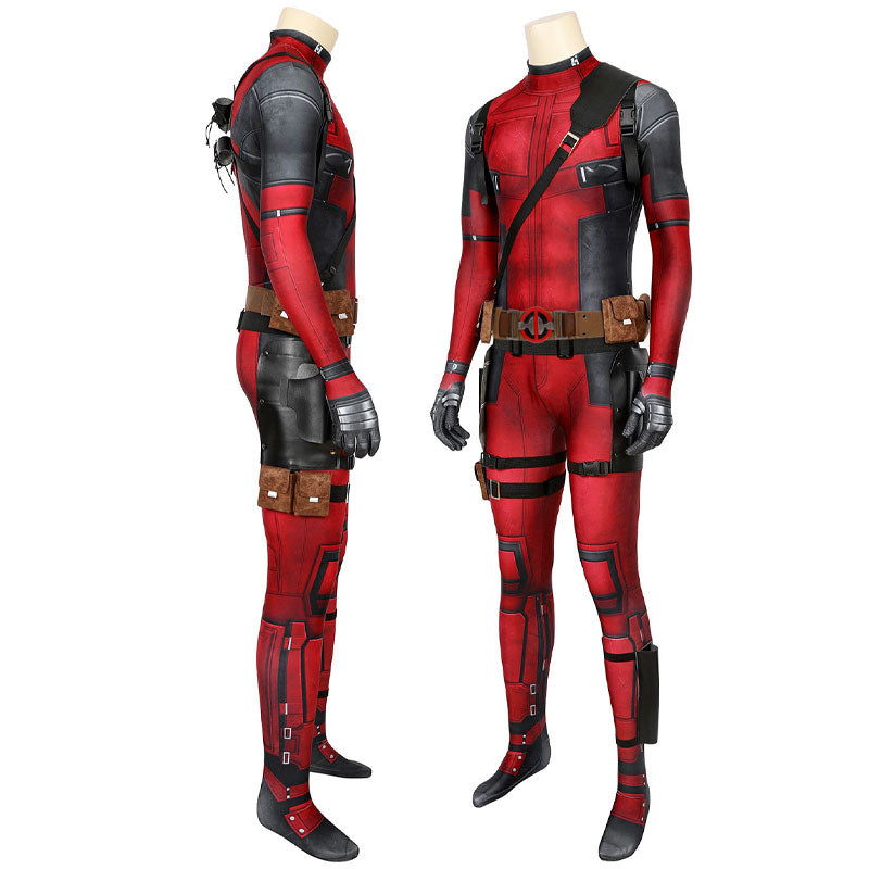 Deadpool 3 Wade Wilson Jumpsuit Cosplay Costumes With Props - Magic Stories