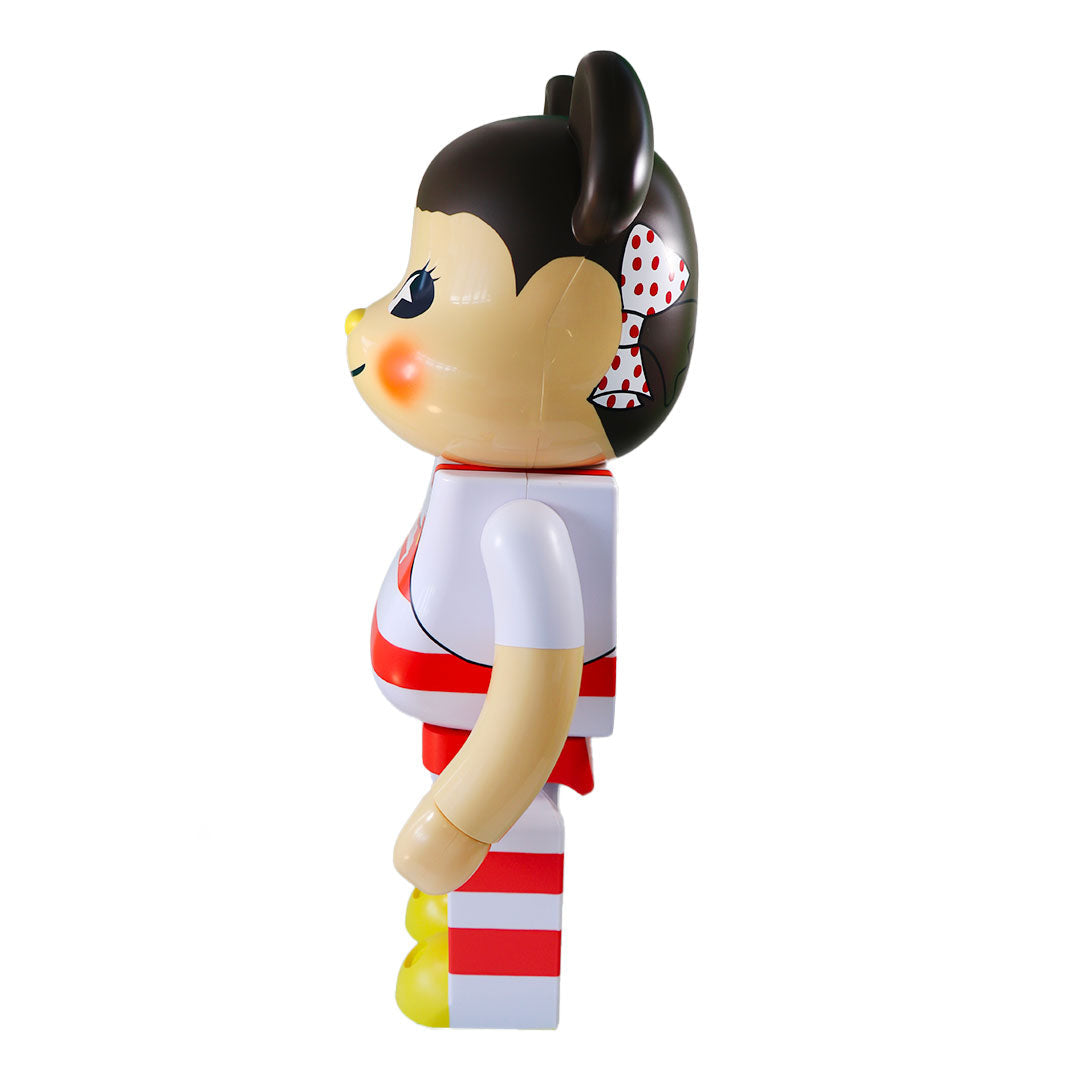 1000% Bearbrick Pekochan Milky Tricorn Hat Design — back view
