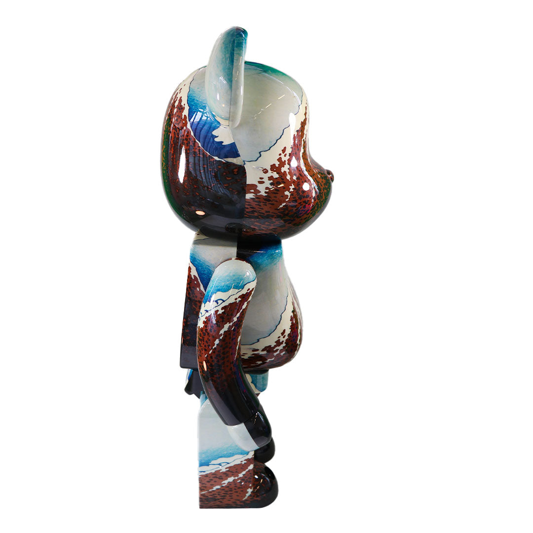 1000% Bearbrick Hokusai Katsushika - Thirty-six Views of Mount Fuji (Sanka Haju) — back view