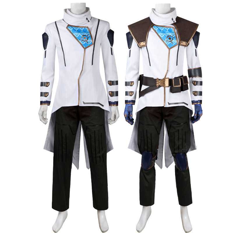 Valorant Cypher Fullset Cosplay Costumes — side view
