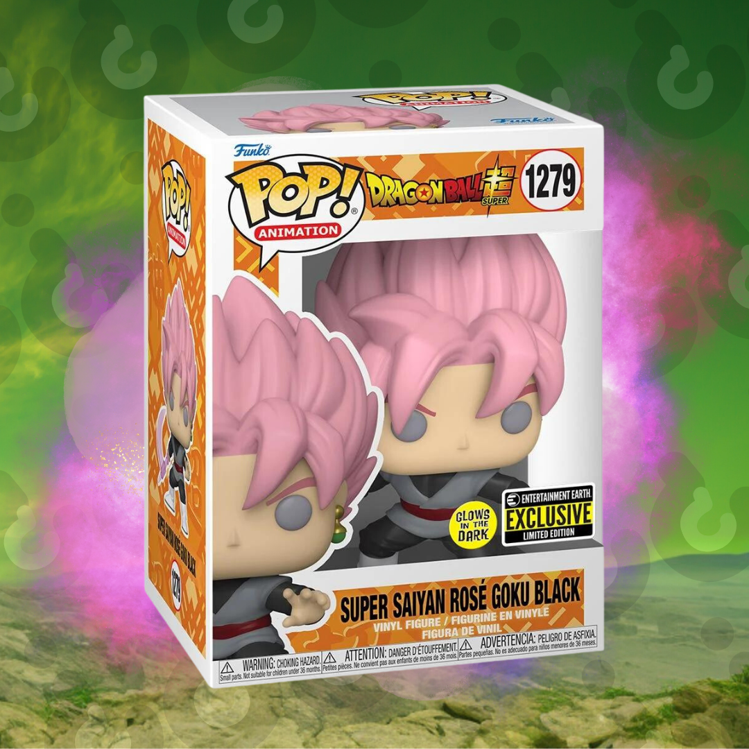 Super Saiyan Rose Goku Black Glow-in-the-Dark Funko Pop! - Entertainment Earth Exclusive