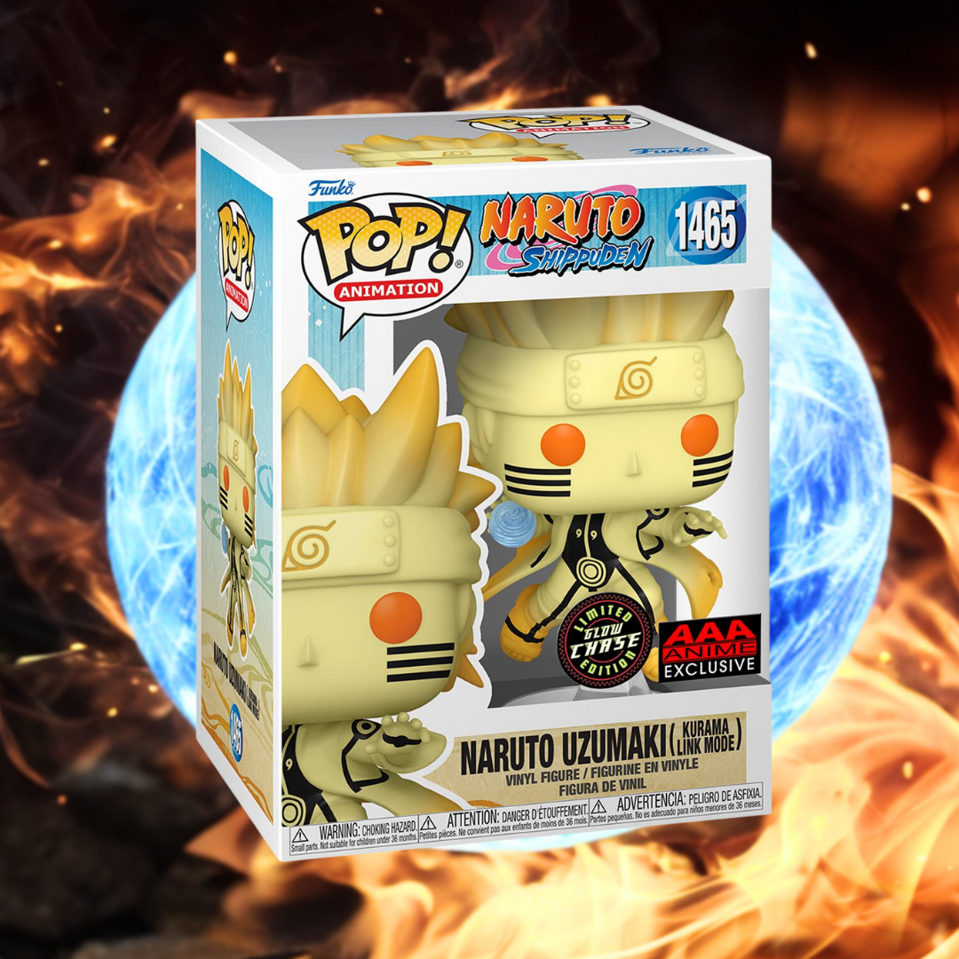 Naruto Uzumaki Kuruma Link Mode Funko Pop (Chase Bundle) - AAA Anime Exclusive — back view
