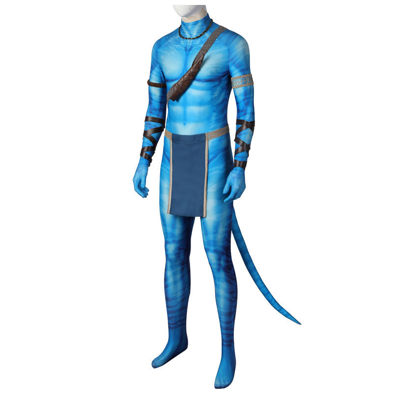 Avatar 2 The Way of Water Jake Sully Cosplay Costume — side view