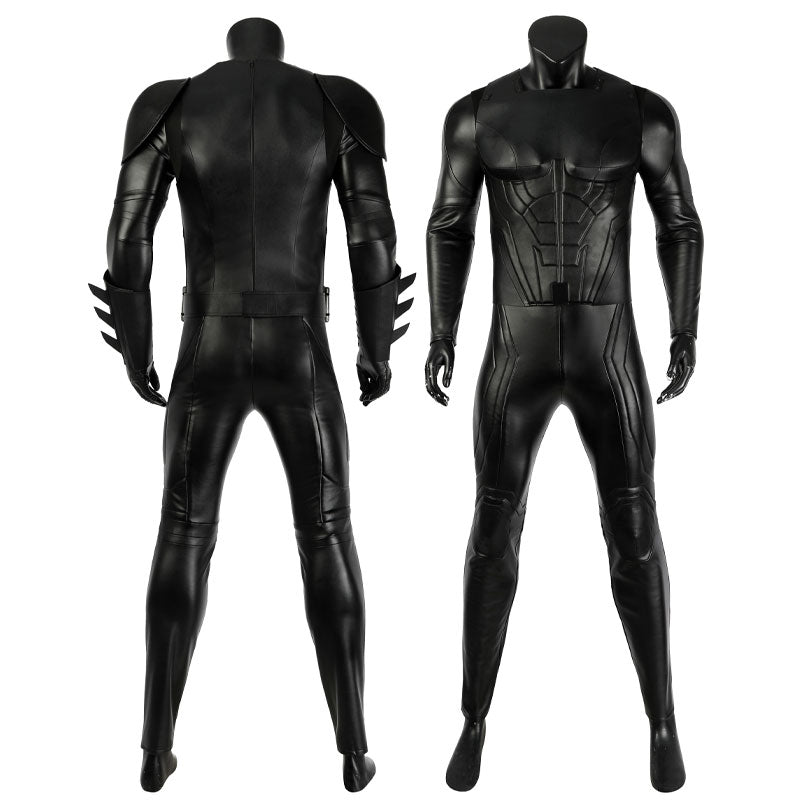 The Flash Batman Bruce Wayne Jumpsuit Cosplay Costume — side view