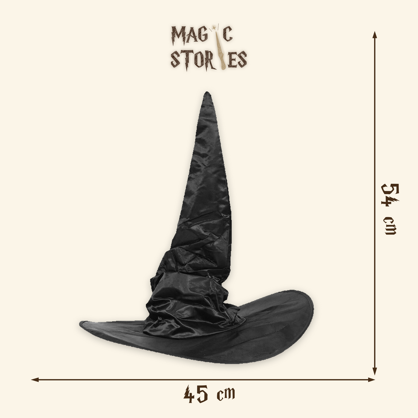 Pointed Wizard Hat Costume Accessory — packaging