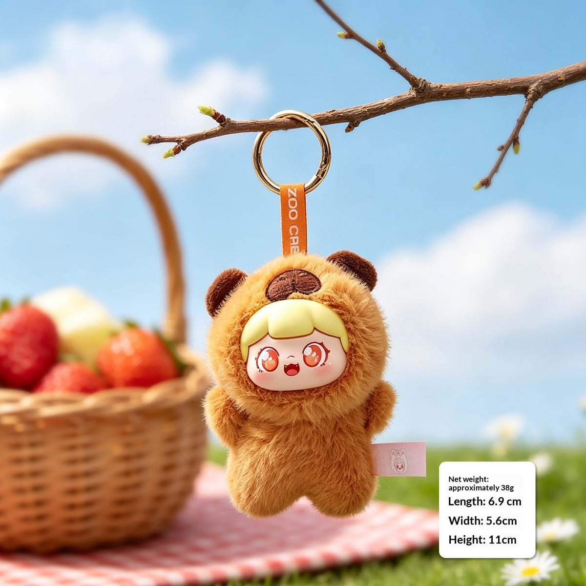 Plush Sweet Cub Animal Series Keychain | Magic Stories
