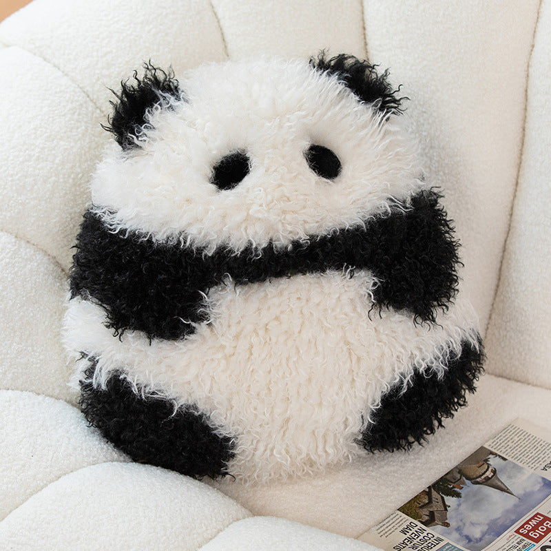 Long Haired Printed Plush DollLong Haired Printed Plush Doll — side view