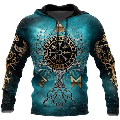 Viking Tattoo Anime Game Sweater — scale reference