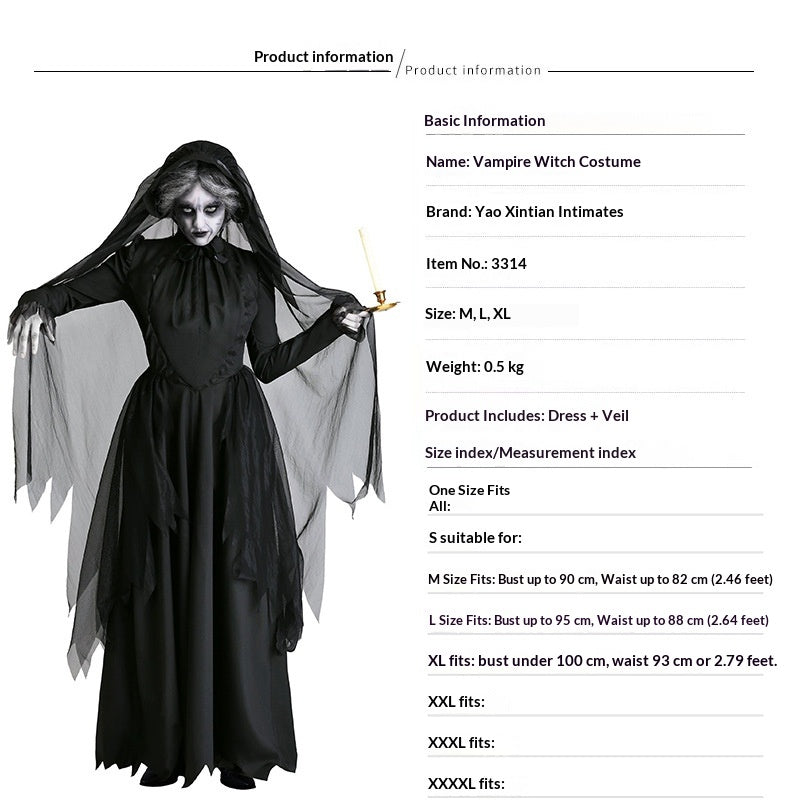 Ghost BrideGhostly Bride Theatrical Costume | Magic Stories