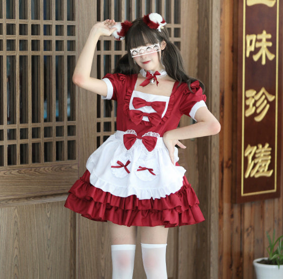 Japanese-style Soft And Adorable Maid Outfit Cute And Sweet Pink Maid Uniform Set Perfect For Cosplay — packaging